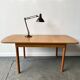Mid-Century modern extending dining table by Schreiber Furniture