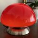 Lampe champignon tactile rouge
