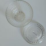Glass sugar bowl