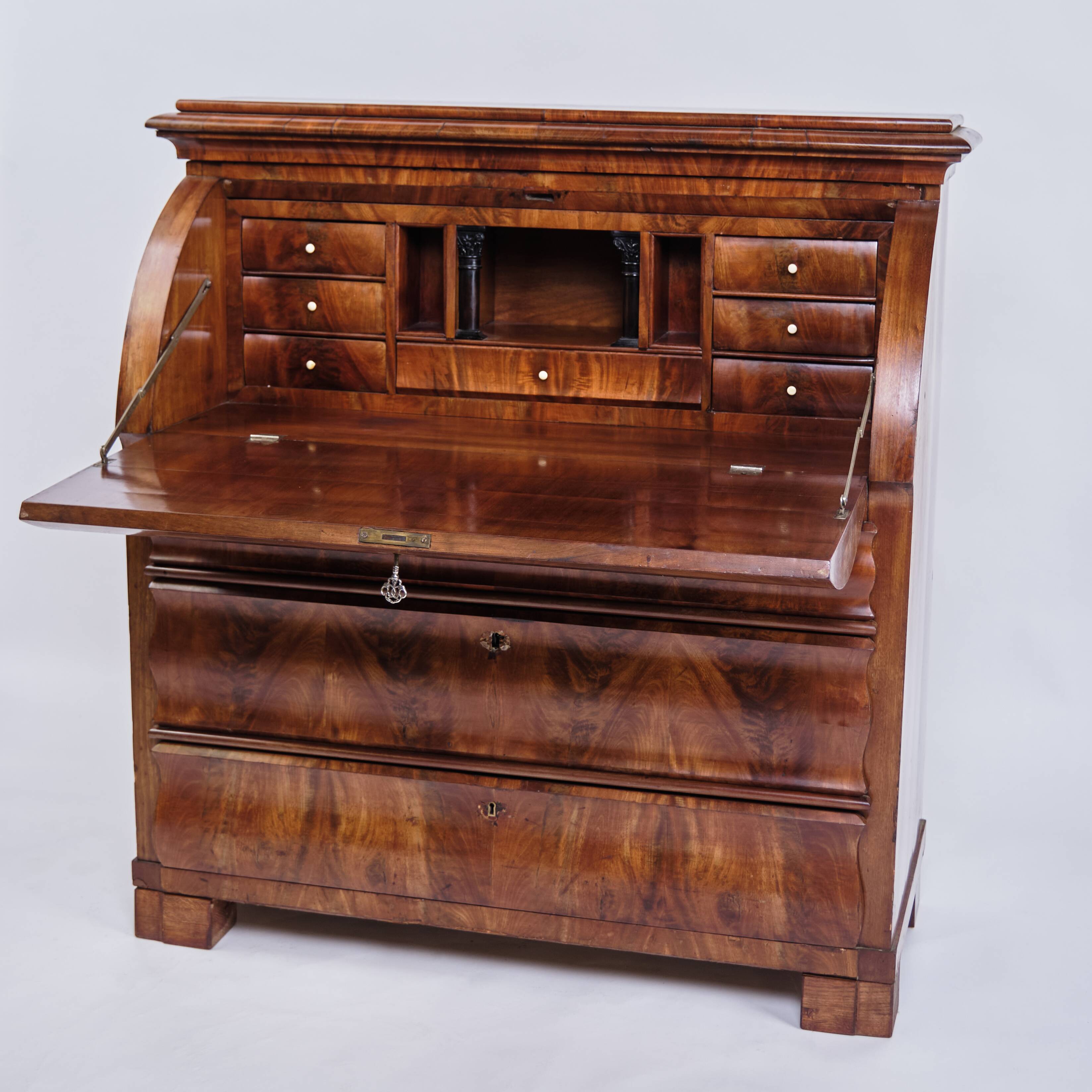 Chatol - 3 Drawers - Hand Polished Mahogany - Danish Cabinet Maker - 1820s