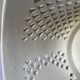 Reticulated pot cover in Italian porcelain