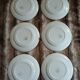 6 antique dessert plates from Digoin and Sarreguemines