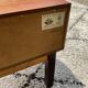 Vintage bedside table from the 60s-70s in teak.