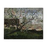 Landscape painting "Tree in Bloom"