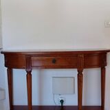 Cherry wood console