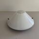 Simple opal glass wall light from the mid-century by Lamperti, 1960s, Italy.