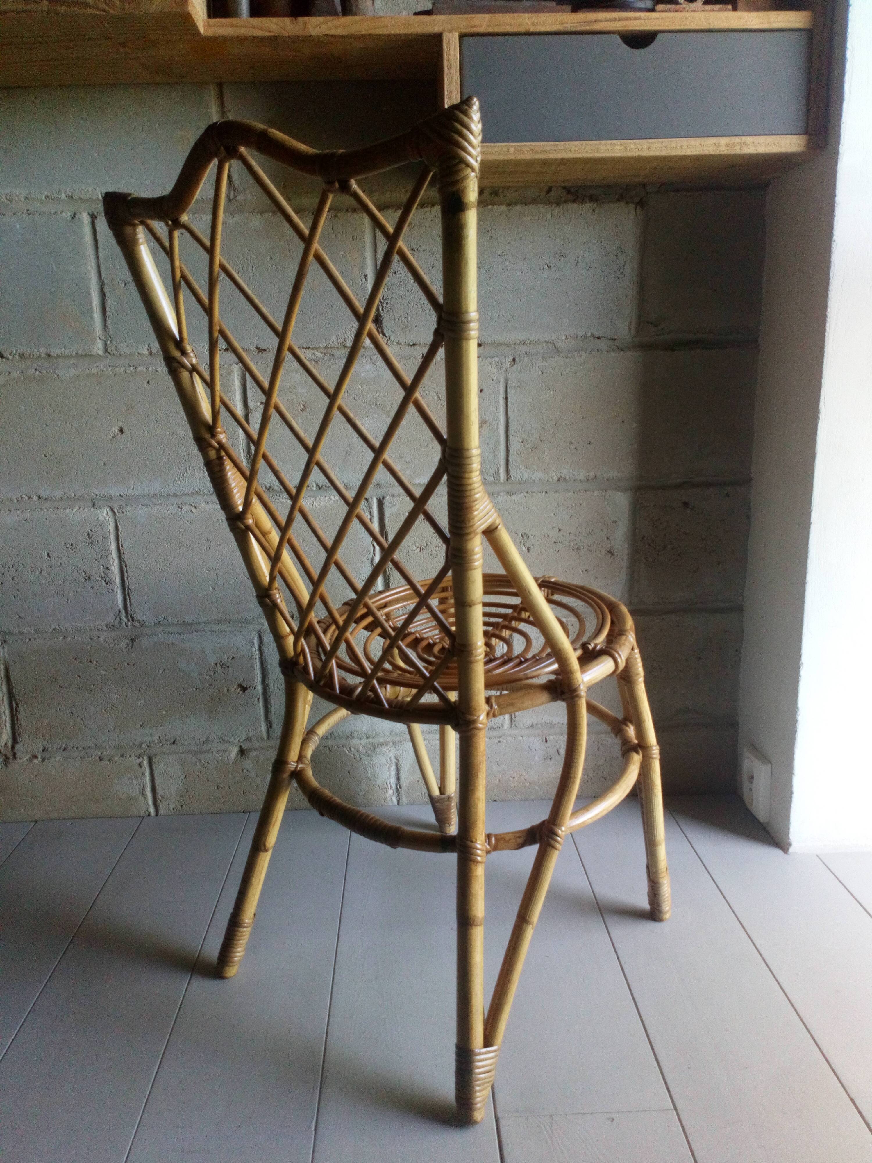 1950 rattan chair