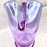 Pichet verre violet vintage