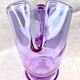 Vintage purple glass pitcher