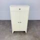 White wood convenient storage unit from the 1950s