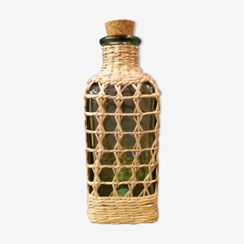 Wicker bottle