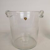 Orrefors ice bucket and shaker set by Nils Landberg, Sweden, 1950s.