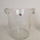 Orrefors ice bucket and shaker set by Nils Landberg, Sweden, 1950s.