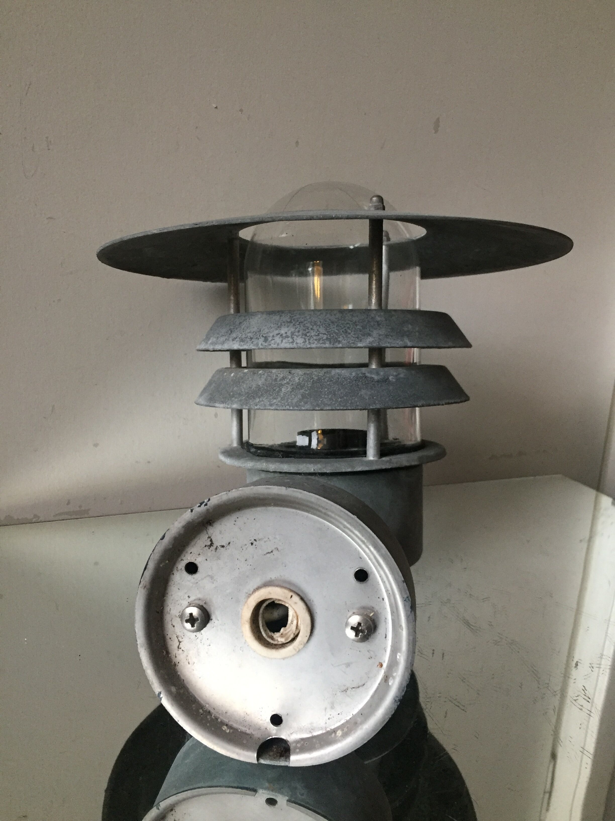 Classic danish outdoor wall lamp