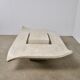 Coffee table in travertin 1980
