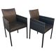 Pair of leather armchairs Texas by Karl Friedrich Förster for KFF