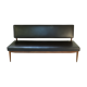 Sofa by Anonima Castelli in teak and skai, 1950s