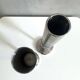 Set of 2 vases Brutalist, Mid Century Vase, Mid Century Modern, cylinder vase
