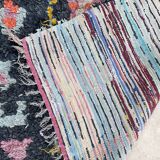 Berber carpet Boucherouite 126 x 269 cm