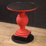 1970s Italian red painted coffee table