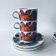 Acapulco coffee cup and saucers by Villeroy and Boch