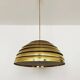 Brass Dome Pendant Lamp by Vereinigte Werkstätten