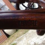 PORTE MANTEAUX PERROQUET THONET DOUBLE TETE ART NEW
