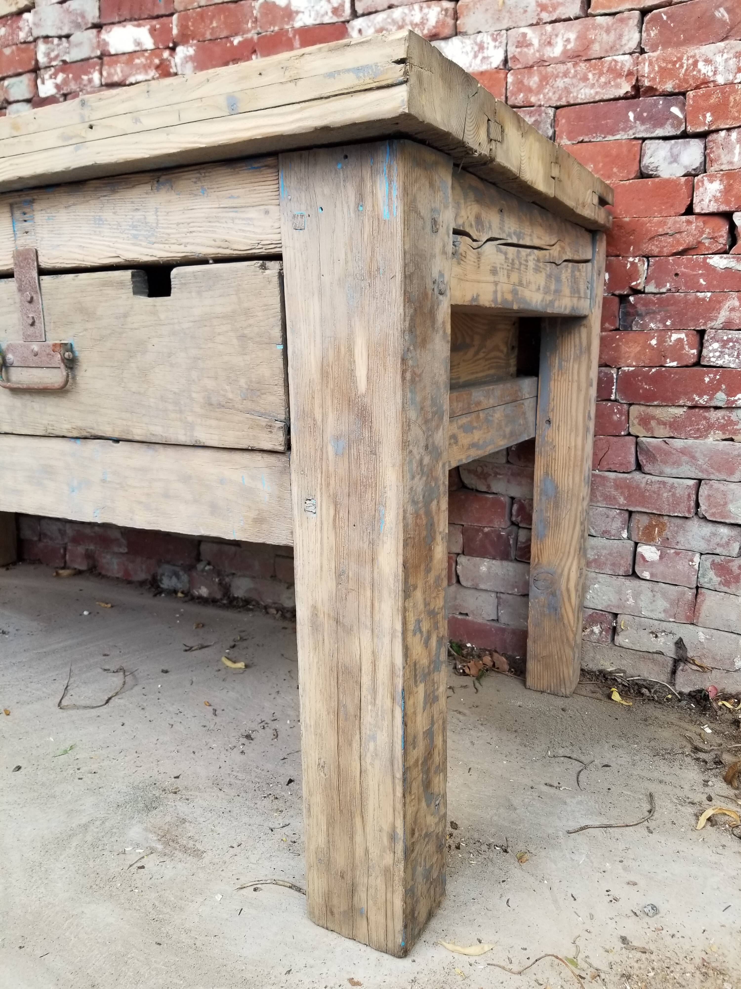 Workbench with drawers