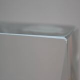 Murano Sommerso Vase Gray Blue 30 cm Vintage 1970