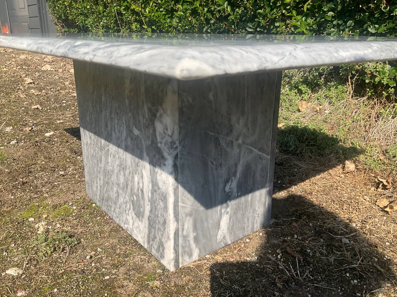 Vintage 70s marble coffee table