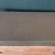 Vintage wood and khaki chest of drawers