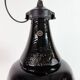 Industrial Black Enamel Bauhaus Pendant Lamp, 1930s