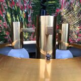 Golden pendant lamp 70s