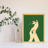 Liberty hands - format A4, 21x29.7cm illustration
