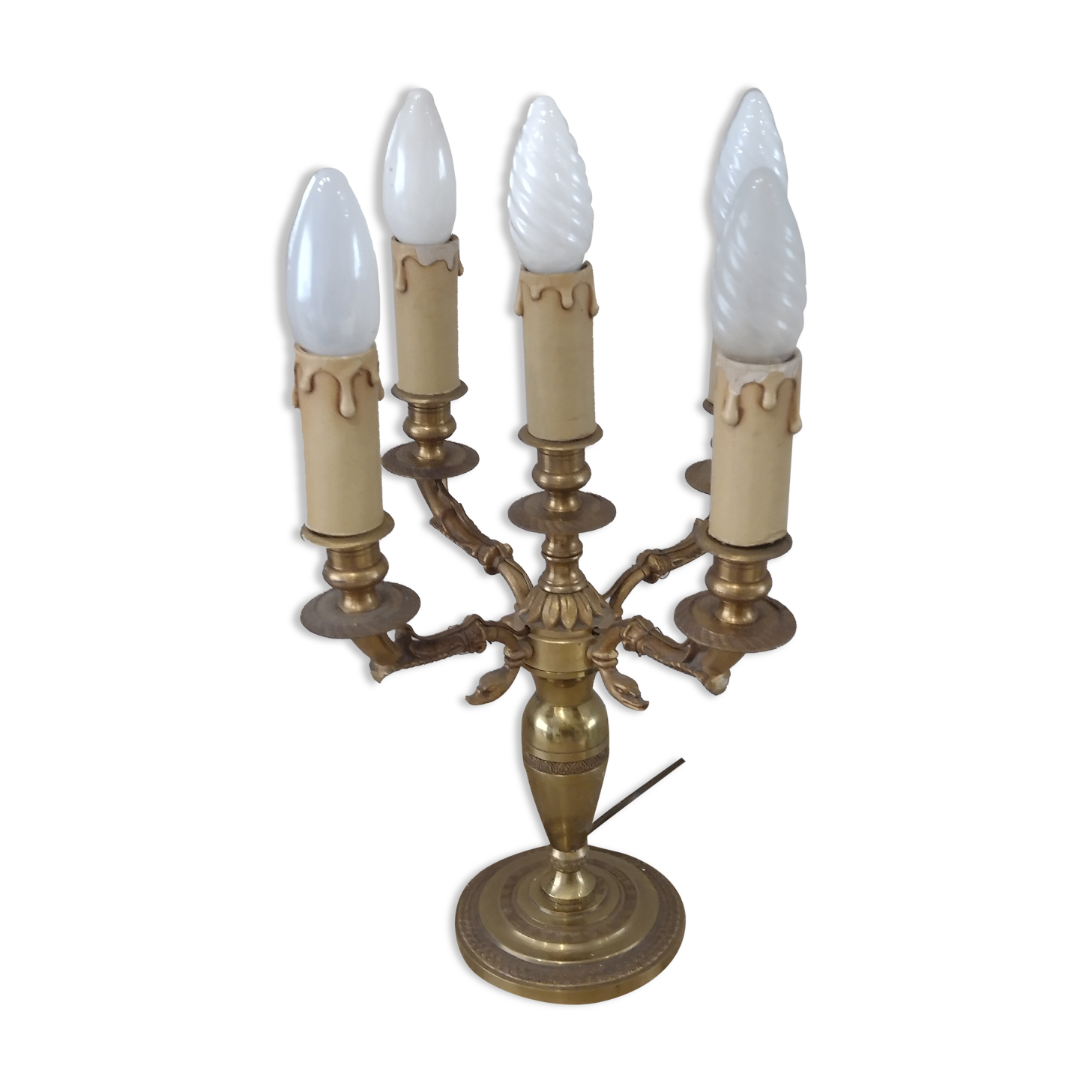 Bronze chandelier lamp