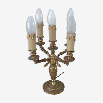 Bronze chandelier lamp
