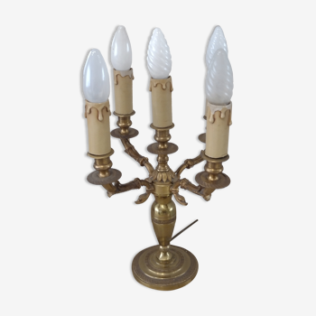 Lampe chandelier en bronze