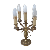 Lampe chandelier en bronze