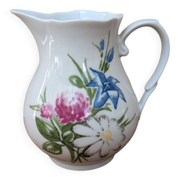 Pichet pot à lait motif fleur Kahla