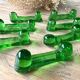 7 porte couteaux verre de Biot