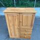 Vintage Scandinavian chest of drawers in solid pine from the 1980s.
