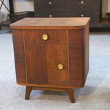 Pair of rosewood bedside tables, 1960s