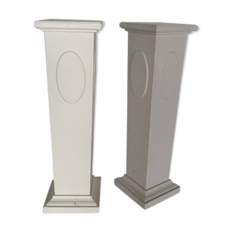 Pair of wooden side tables