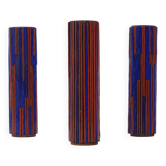 Pottery Mosaic Vases by W. Zimmermann for Ritter set of 3