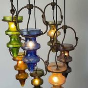 Brutalist stalactite chandelier by Nanny Still for Massive Belgium, 1960s