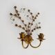 Magnificent vintage Italian wall light with Swarovski crystal, 1970s