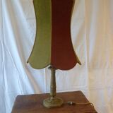 Bronze and velvet lamp 70 cm