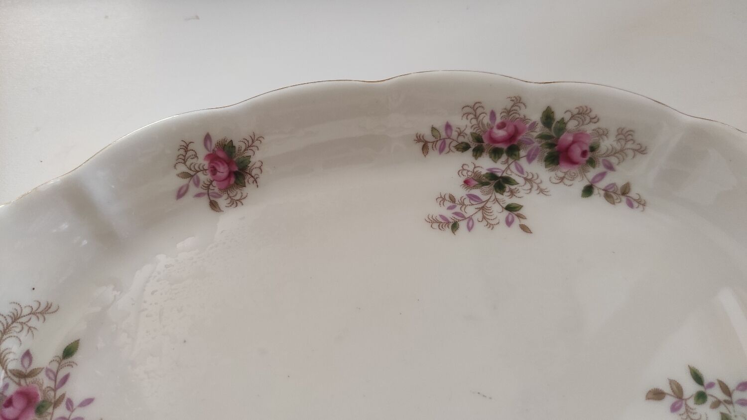 Royal Albert tray pink lavender pattern