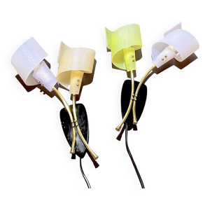 Paire d'appliques ''vintage''