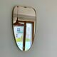 Miroir vintage forme libre 55 x 30cm